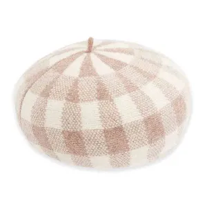 Adora® Wool Hat - Soft Wool Checkered French Beret