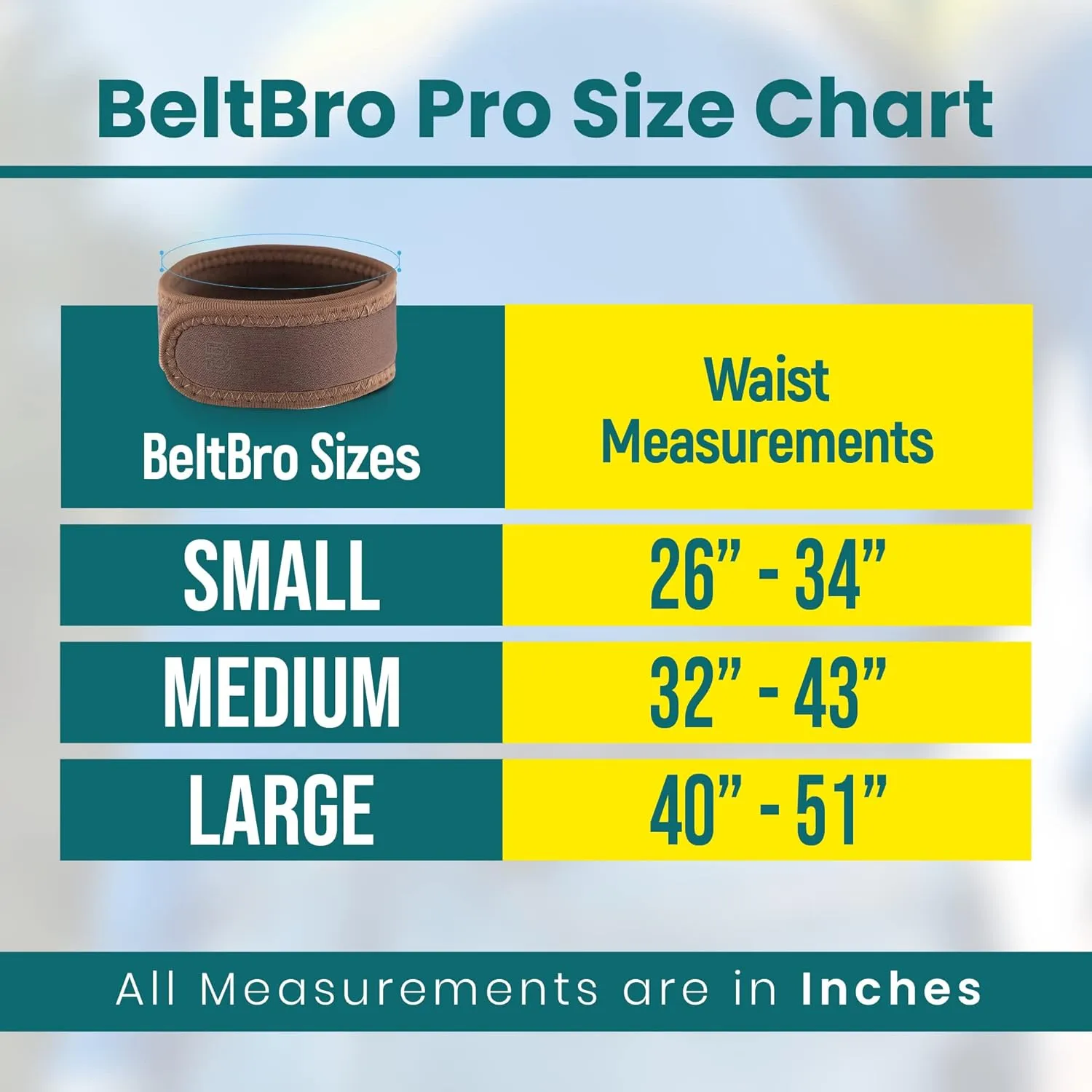 BeltBro Pro For Men  Next Generation BeltPro Buckle-Free Elastic Belt With Ultra-Soft Edge Padding - Fits 1.5 IN Belt Loops