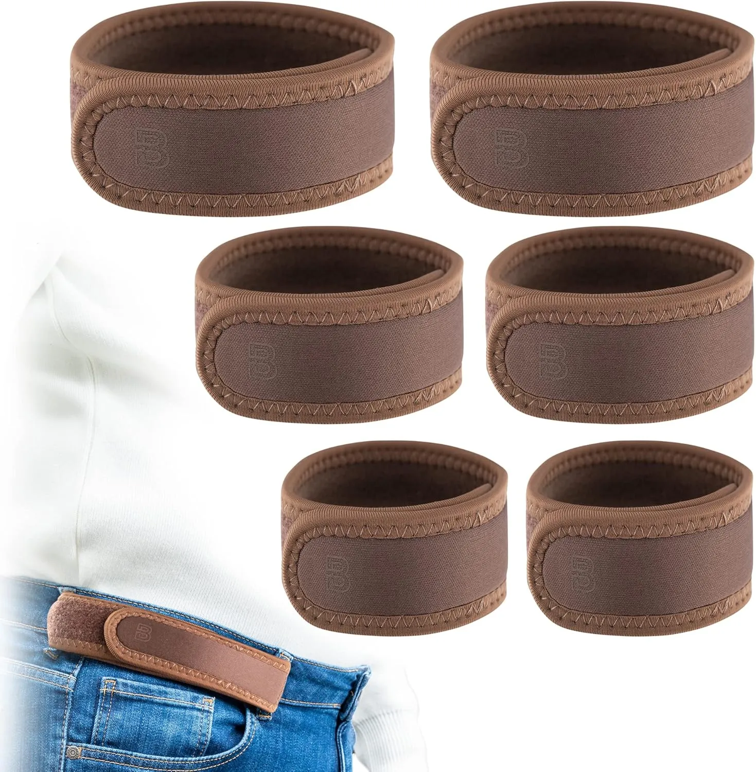 BeltBro Pro For Men  Next Generation BeltPro Buckle-Free Elastic Belt With Ultra-Soft Edge Padding - Fits 1.5 IN Belt Loops
