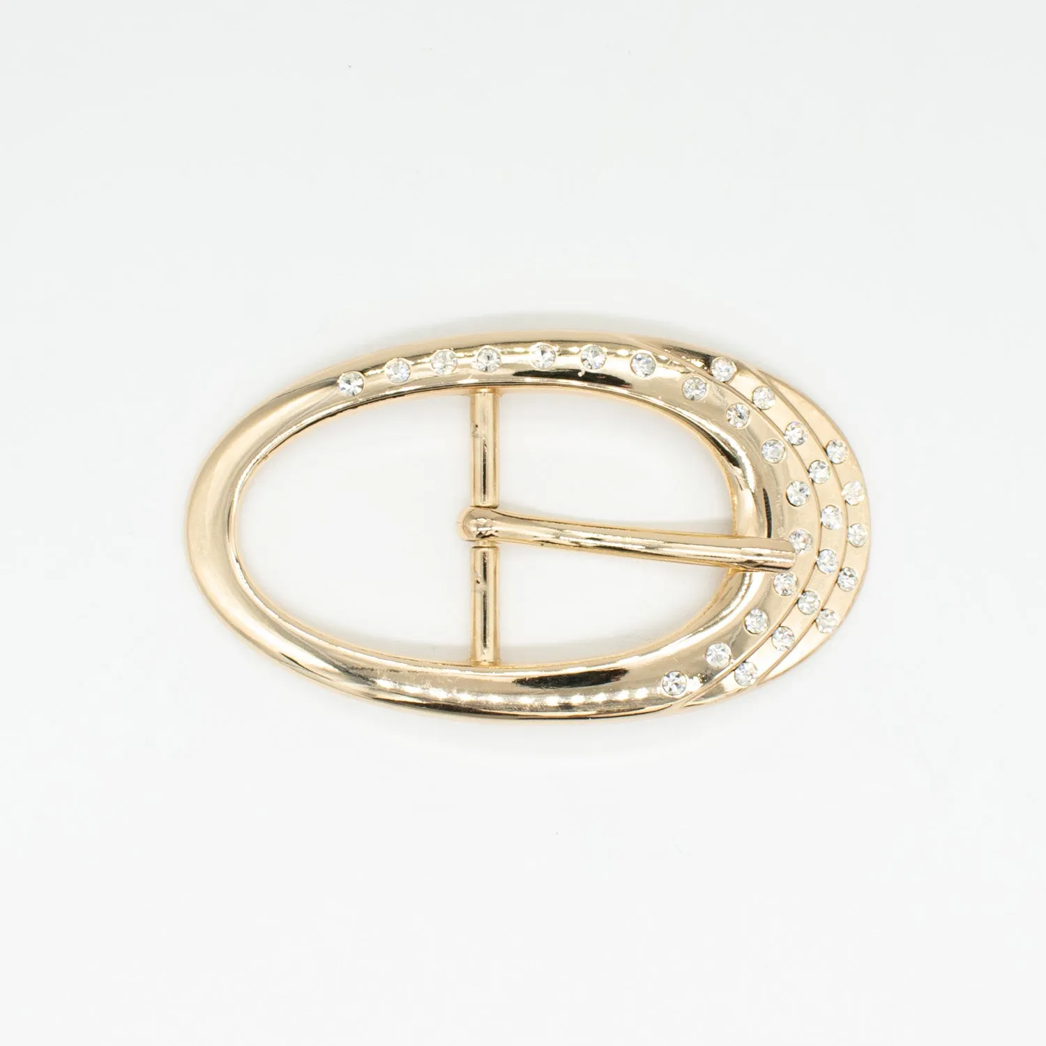 Birch Metal & Diamante Decor Fashion Buckle Design-3
