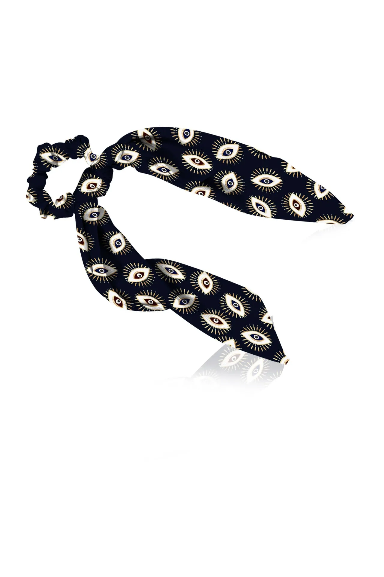 Black Scrunchie Silk