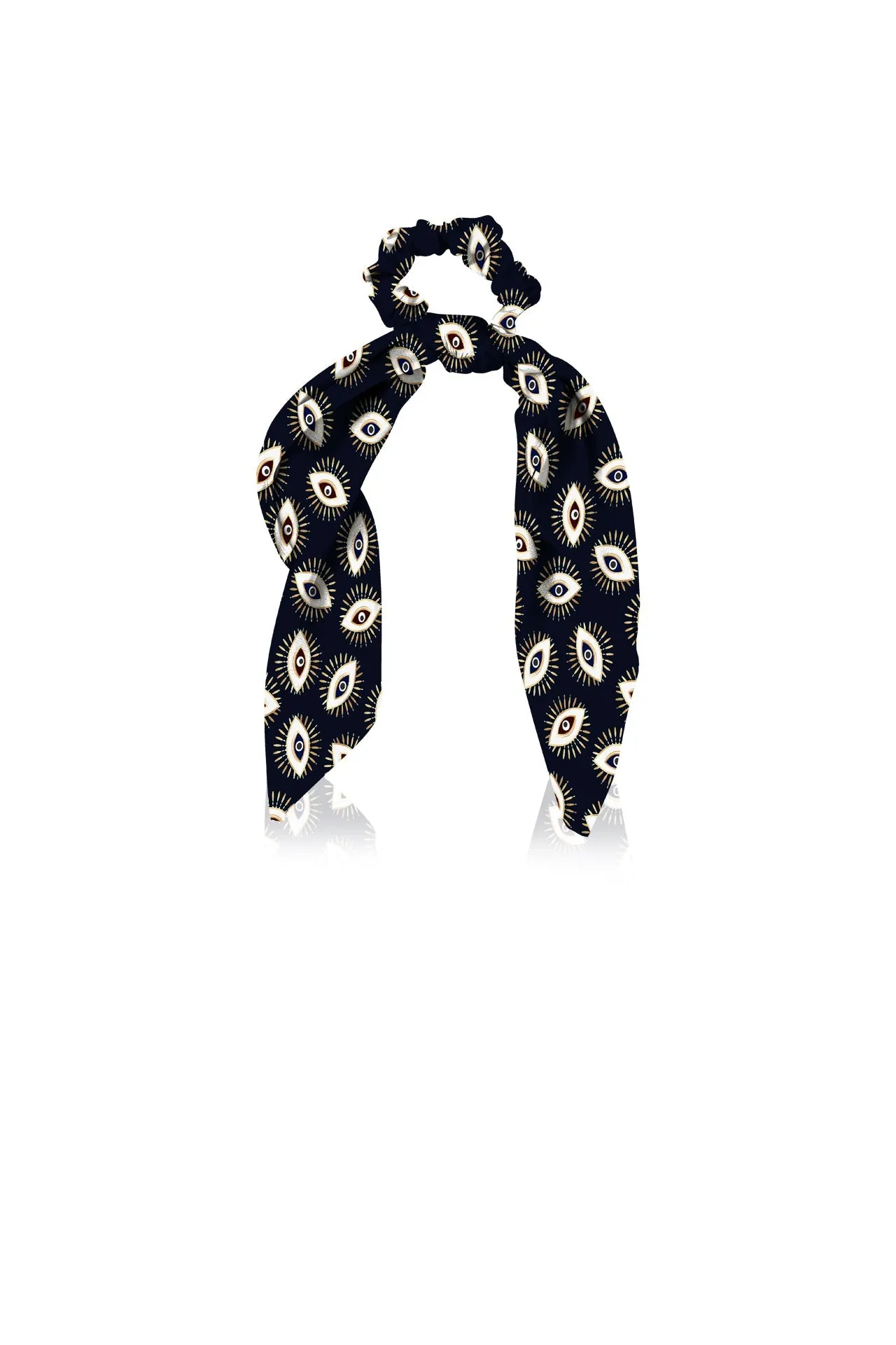 Black Scrunchie Silk