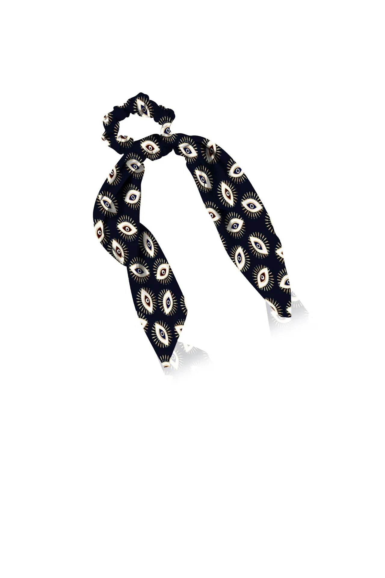 Black Scrunchie Silk