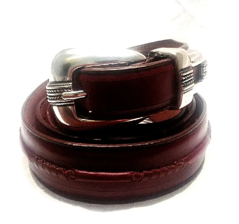 Brown Genuine Leather Fashion Belt- size 44