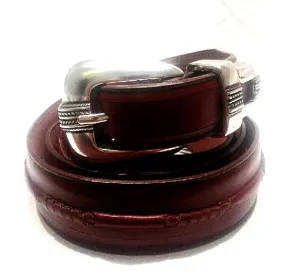 Brown Genuine Leather Fashion Belt- size 44