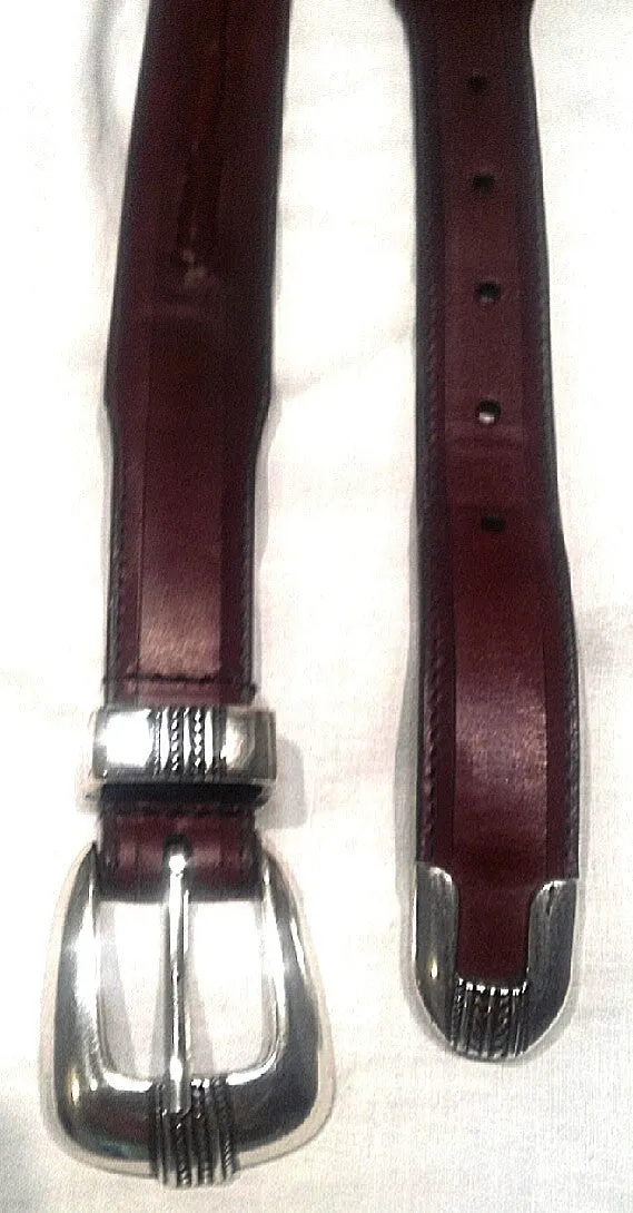 Brown Genuine Leather Fashion Belt- size 44