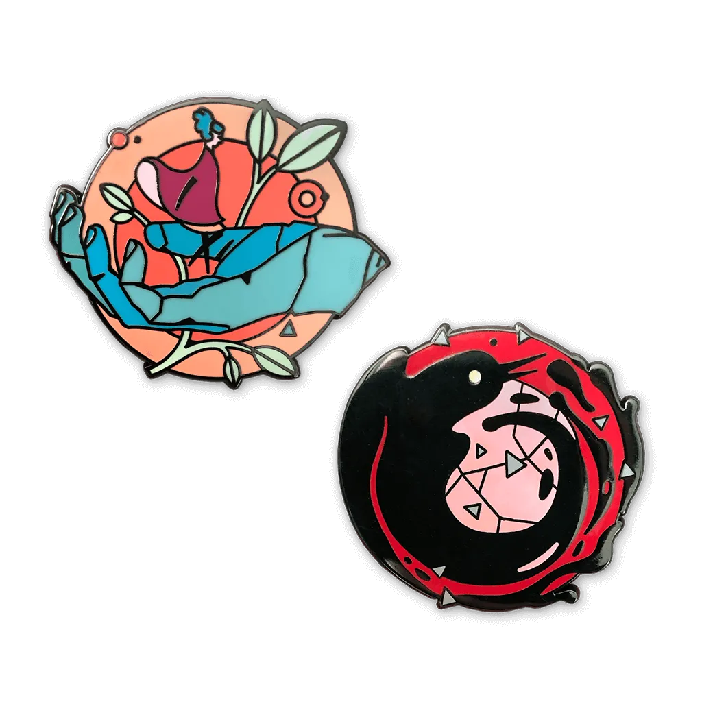 Calm and Storm Pin Set