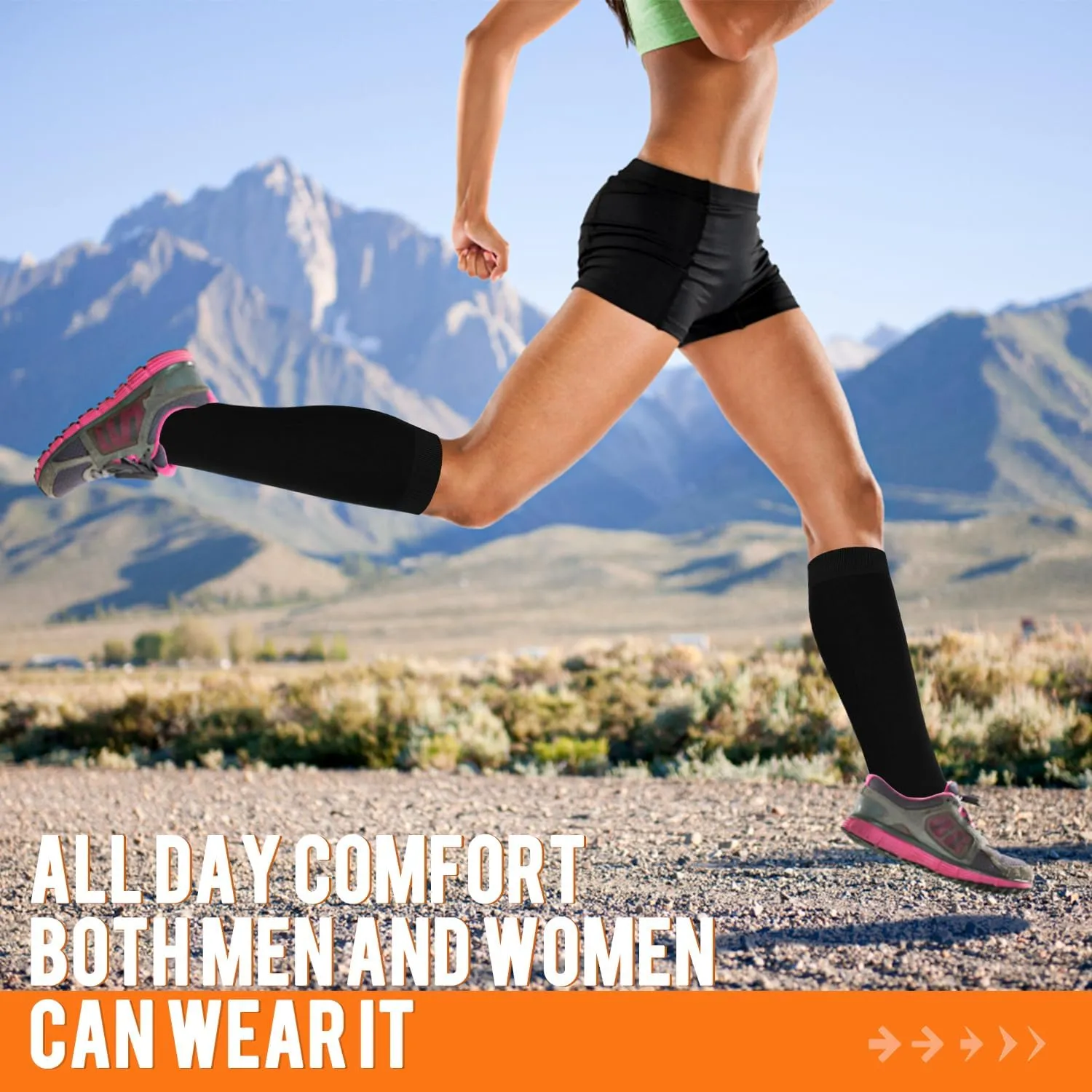 Copper Compression Socks for Women & Men Open Toe 15-20mmHg is Best Support for Circulation Recovery and All Day Wear