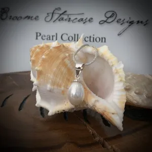 Cultured Freshwater Pearl Sterling Silver Pendant