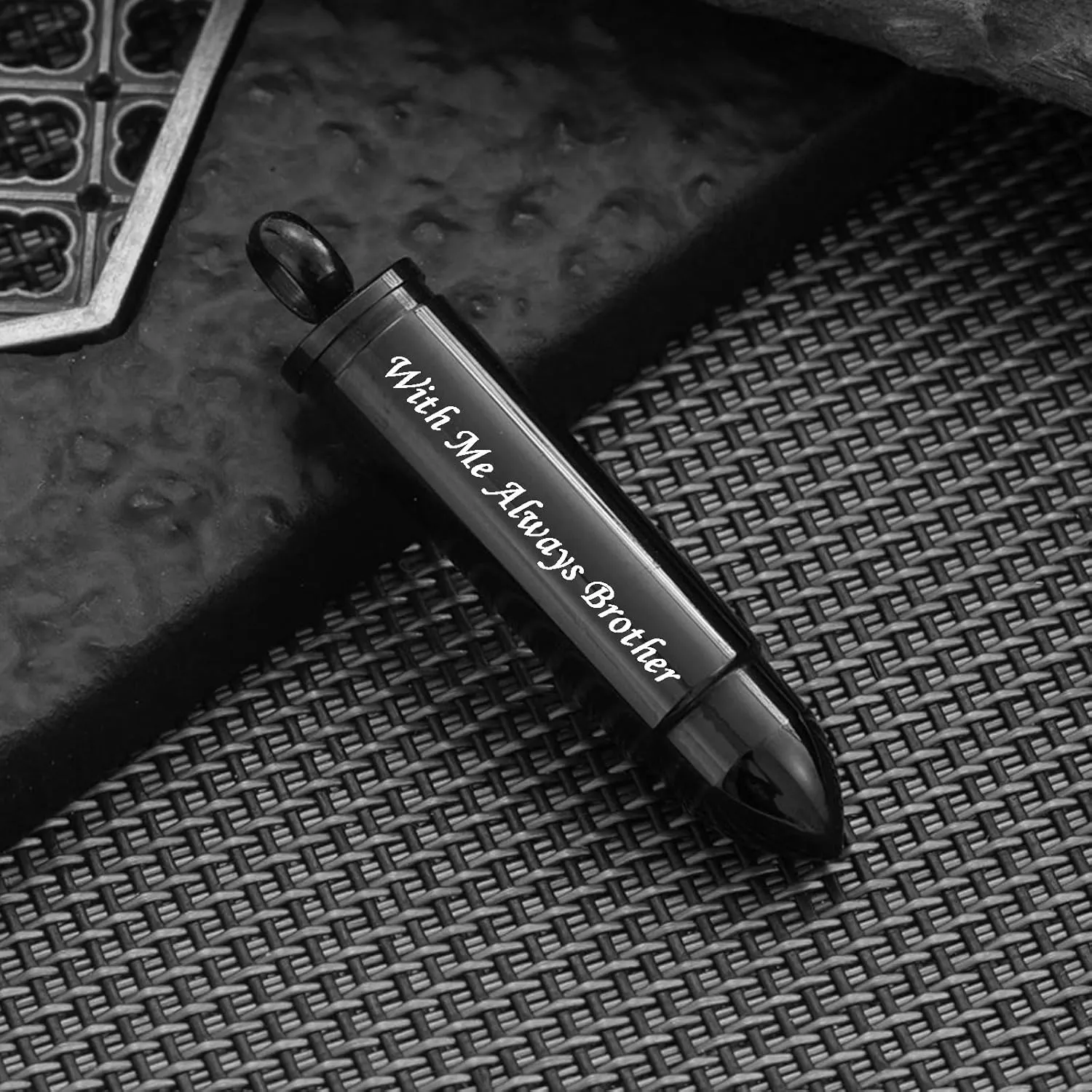 Cylinder Urn Necklaces for Ashes for Men Cremation Jewelry Ash Necklace Pendant Keepsake Ashes Memorial Jewelry