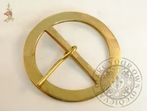 Extra Large Round Renaissance Pirate buckle-70mm Strap Width