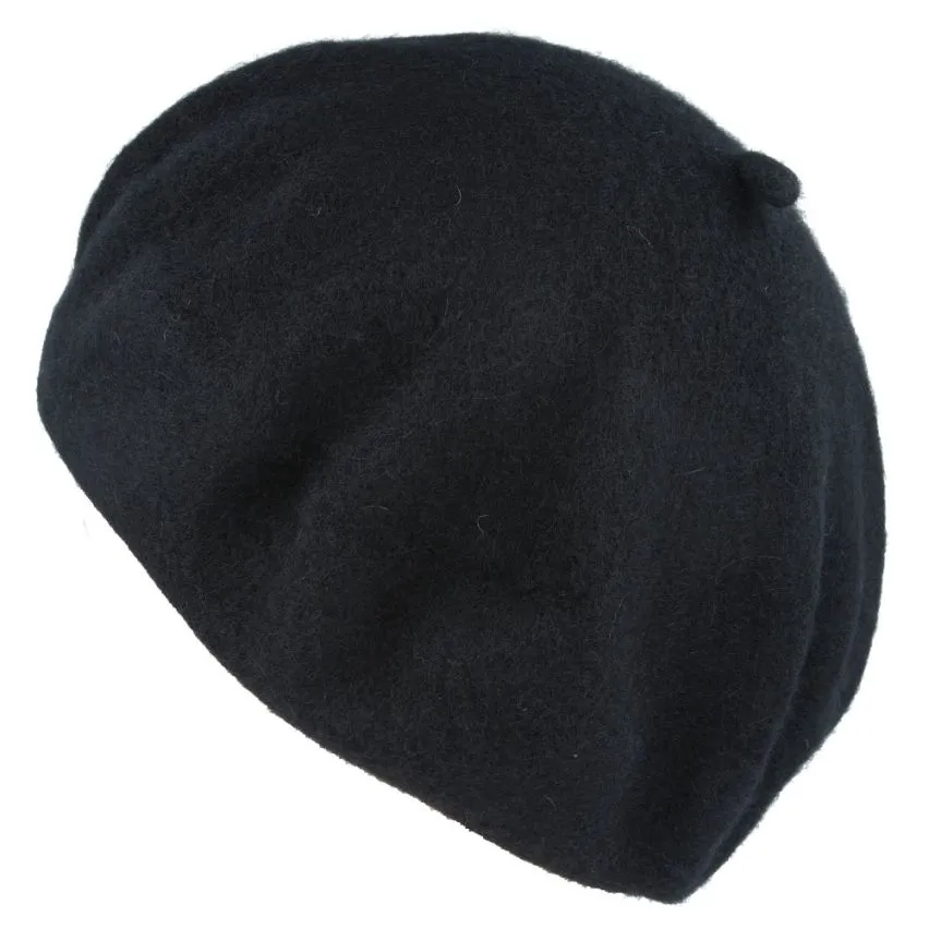 French Beret Black