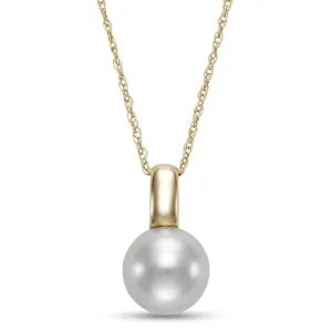 Freshwater Pearl Chunky Pendant Necklace
