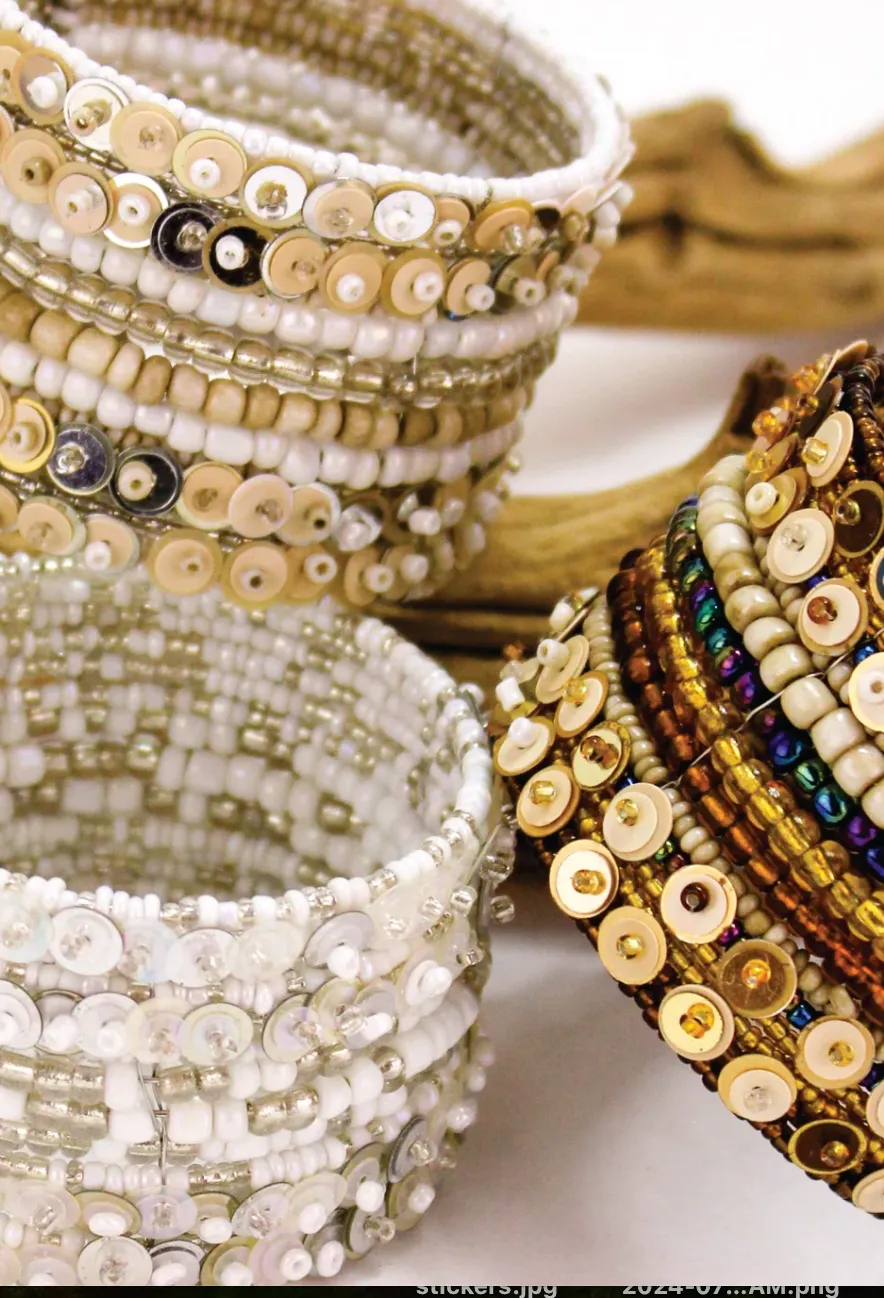 Glitz & Bead Cuff