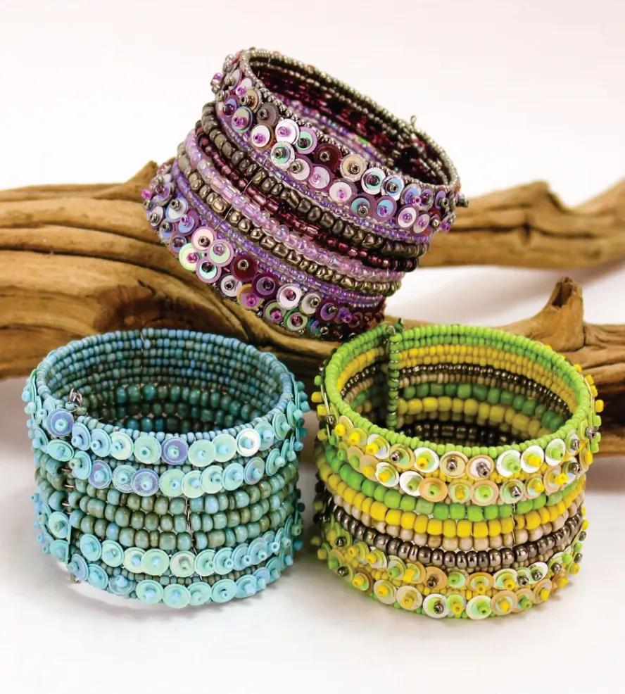 Glitz & Bead Cuff