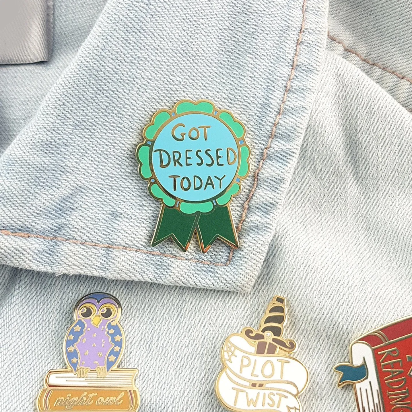 Got Dressed Today Lapel Pin