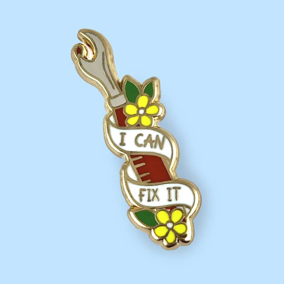 I Can Fix It Seam Ripper Lapel Pin