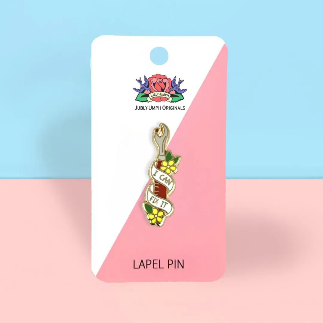 I Can Fix It Seam Ripper Lapel Pin