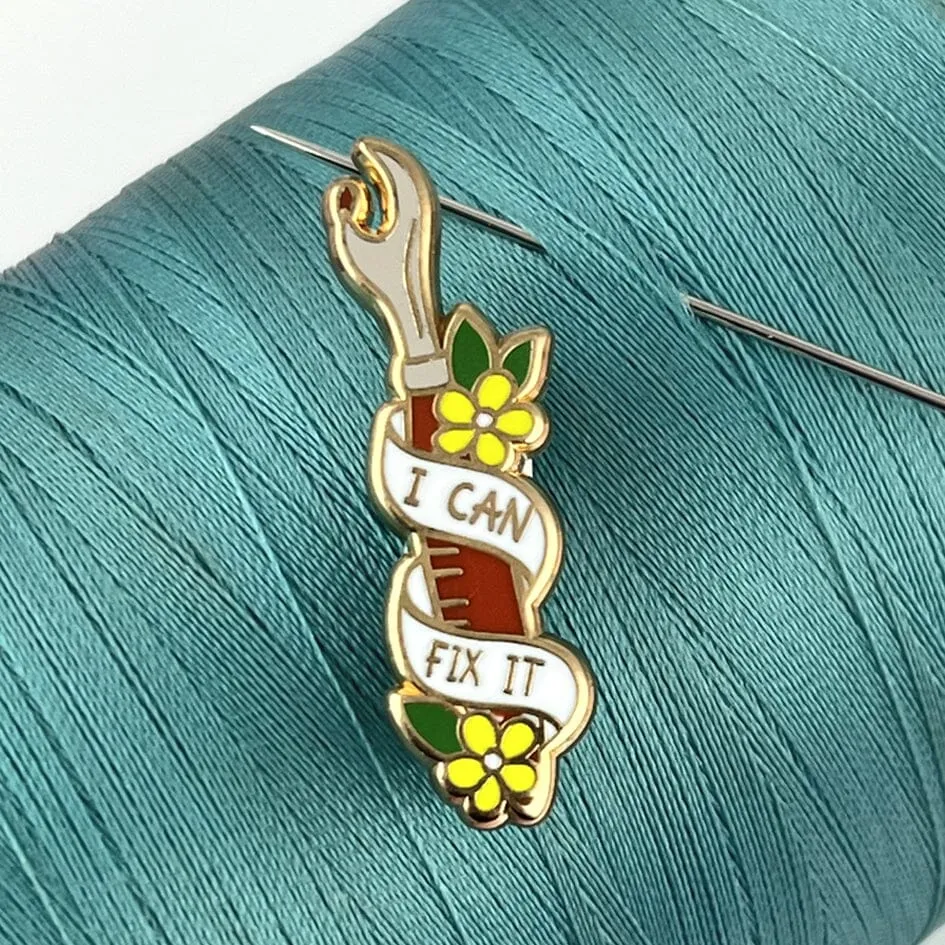 I Can Fix It Seam Ripper Lapel Pin