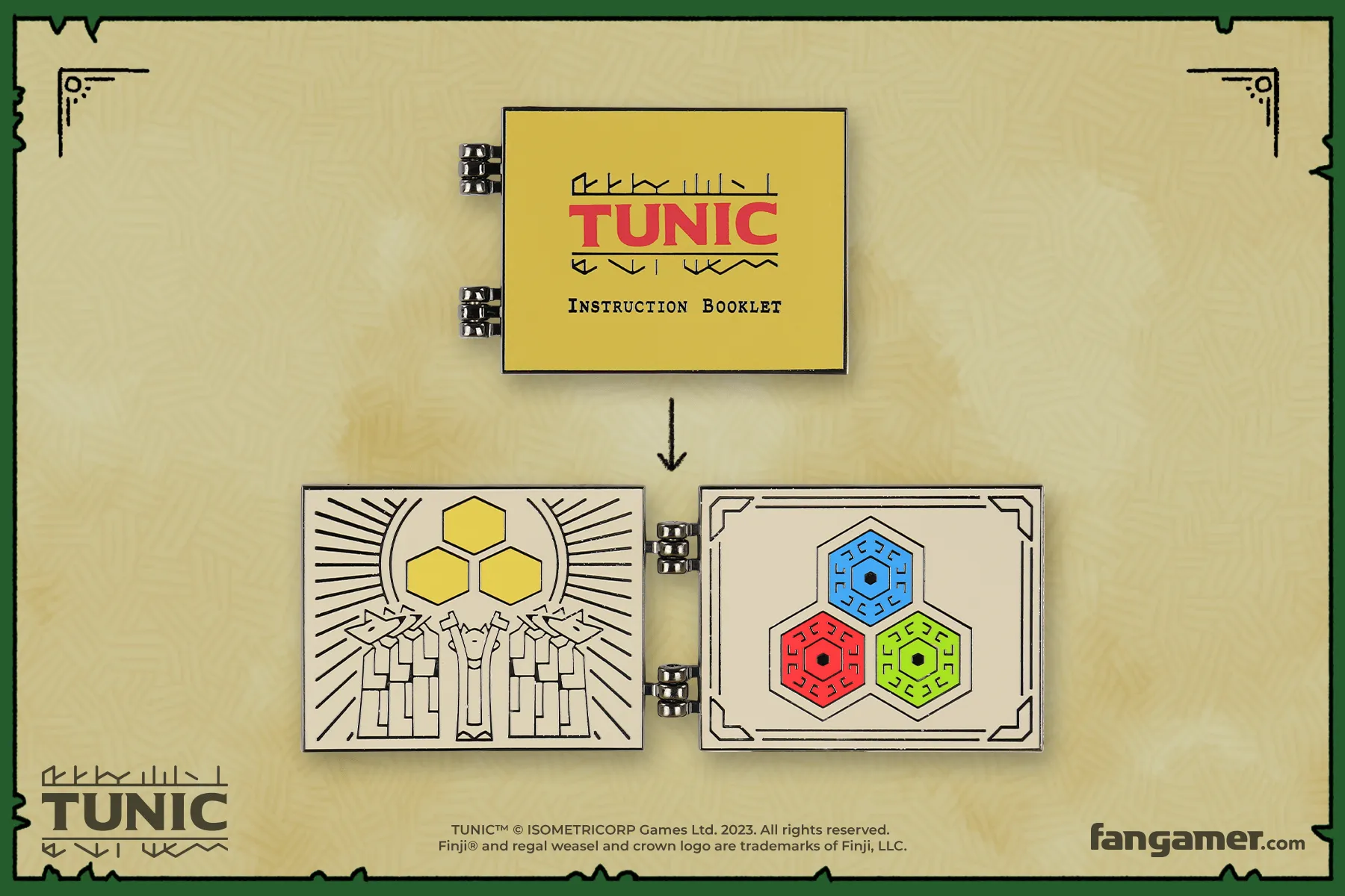 Instruction Booklet Hinged Pin