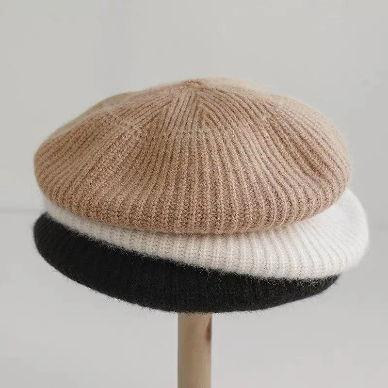 Knitted Beret Hat for Women/ Girl