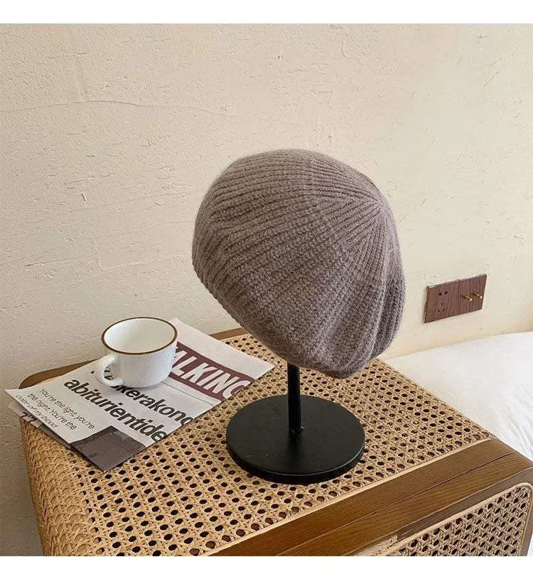 Knitted Beret Hat for Women/ Girl