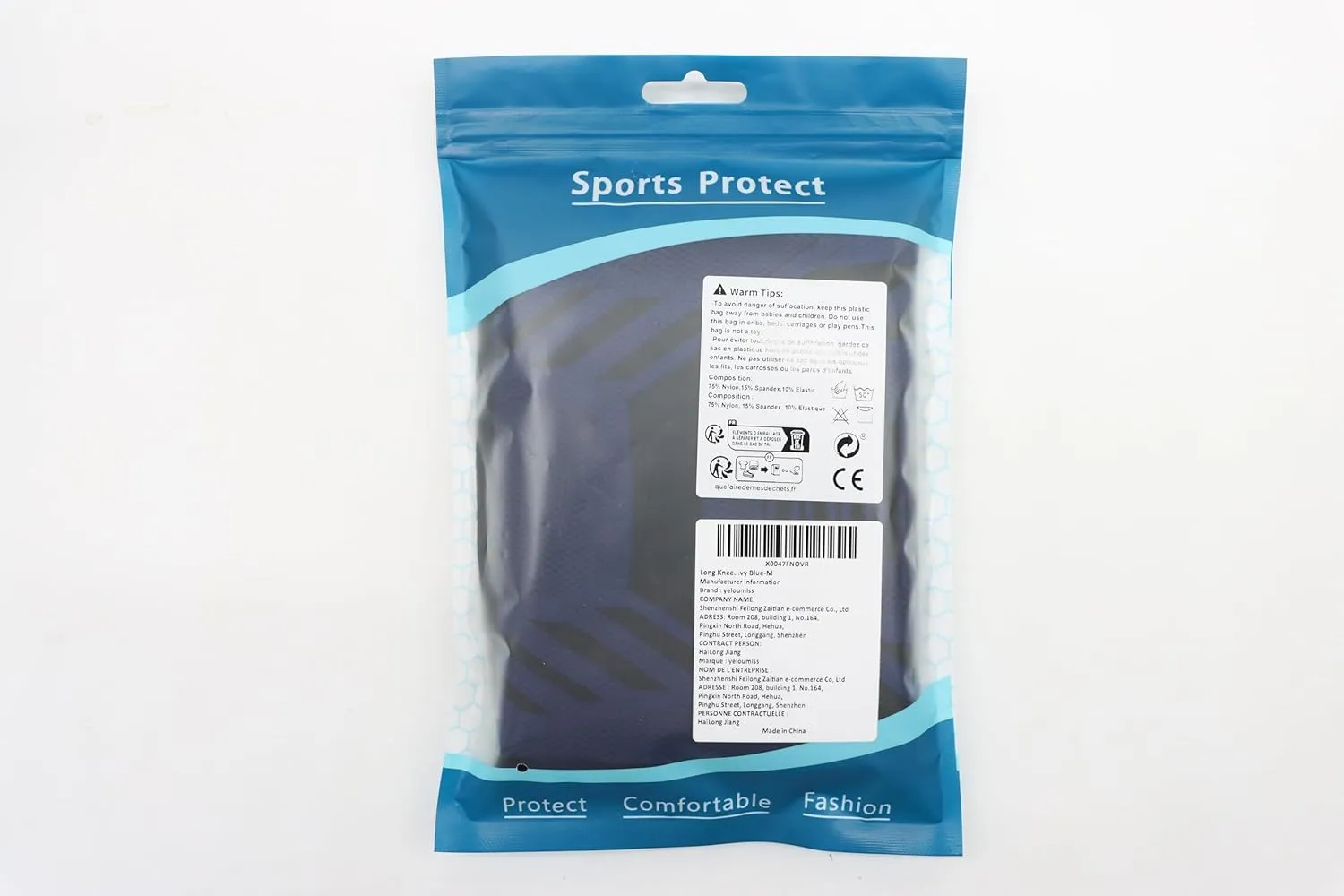 Leg Compression Sleeve 1 Pair Long Knee Braces for Women and Men Knee Support with Non Slip Silicone for Sports Running