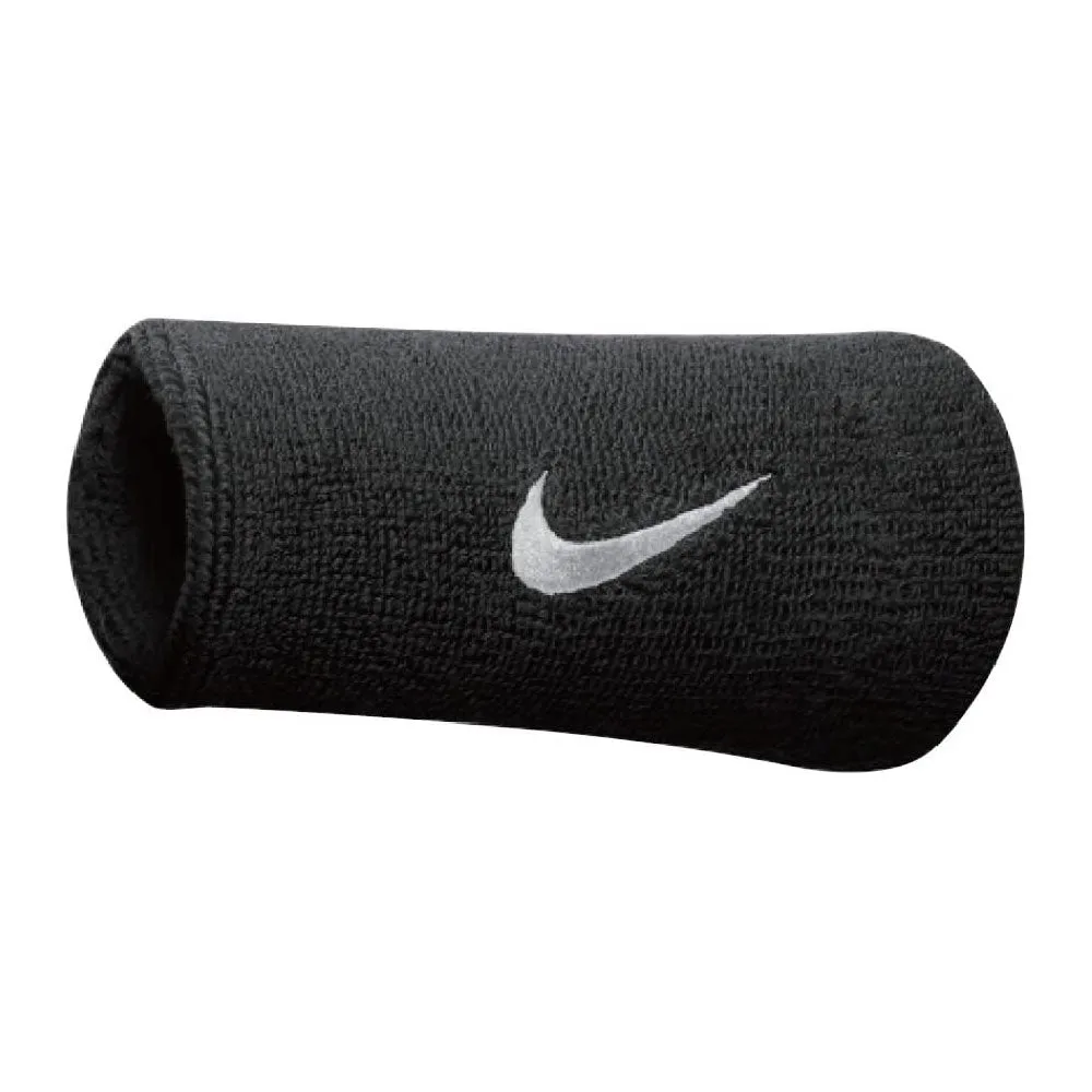 Nike Swoosh Double Wide Wristband 2-pack