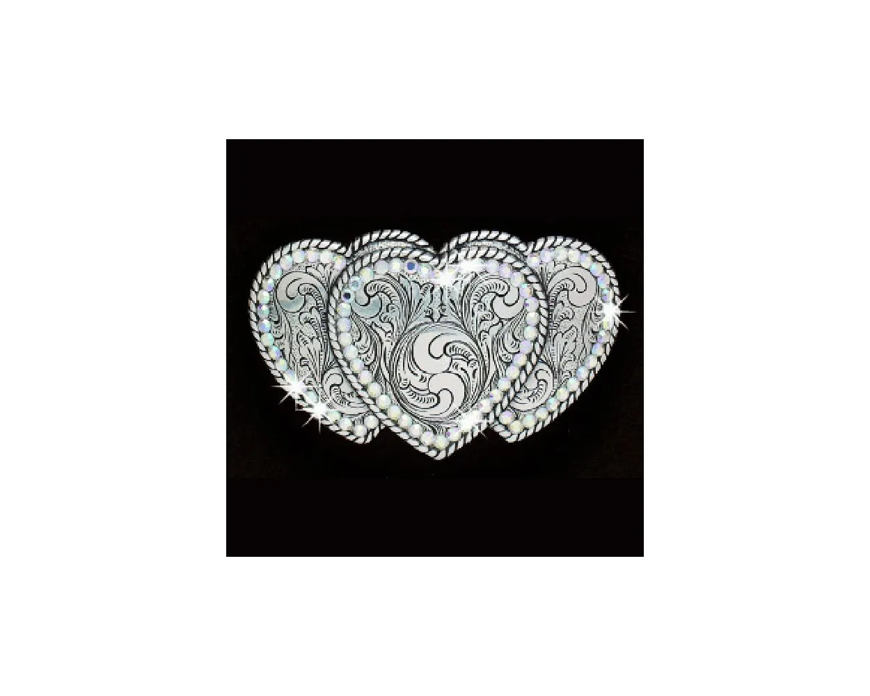 Nocona Hearts Embrace - Belt Buckle 37534