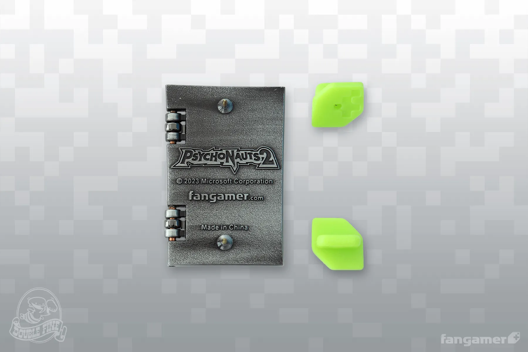 Psycho-Portal Hinged Lenticular Pin