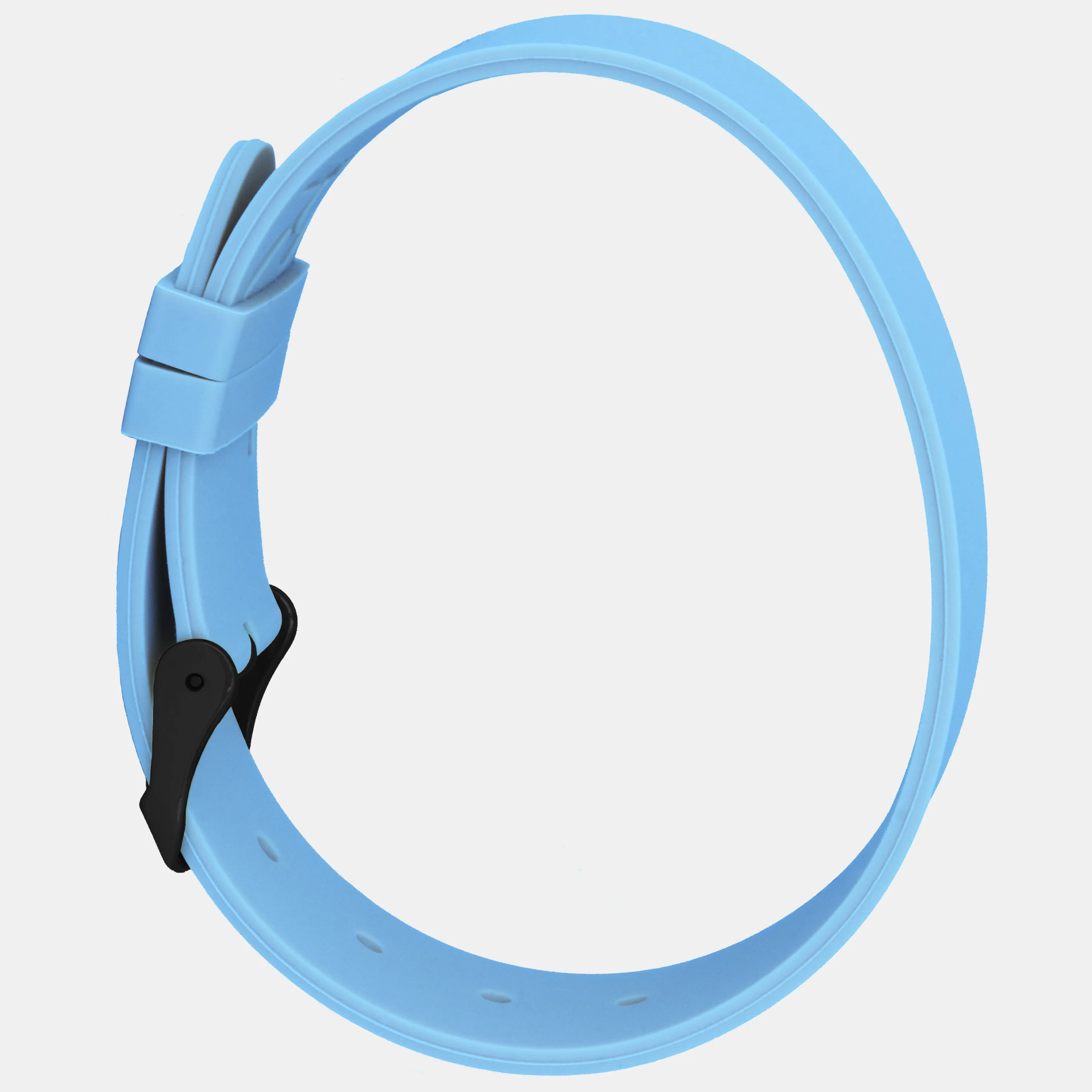 Sky Silicone Strap - Matte Black Buckle