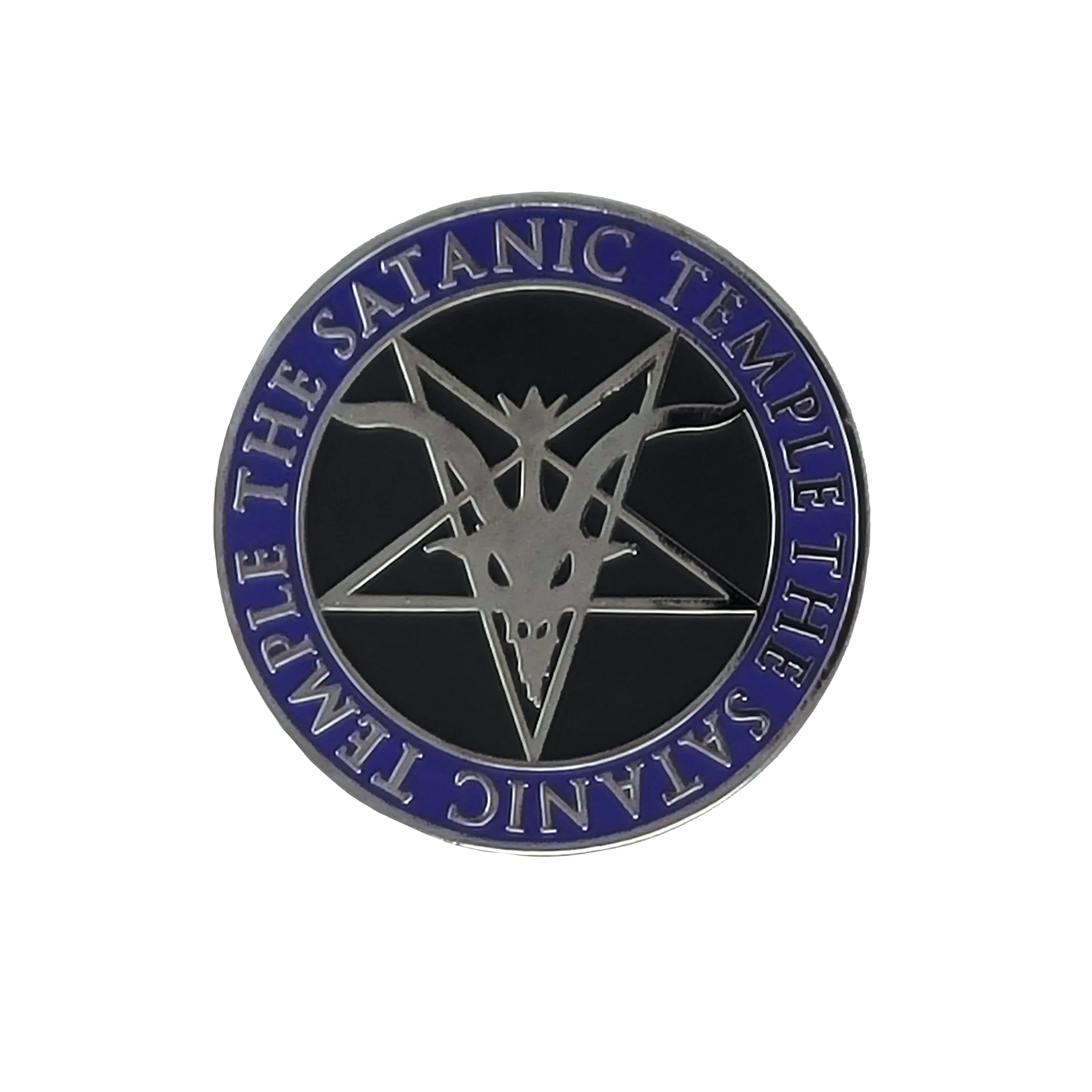 TST Purple Text Logo Lapel Pin