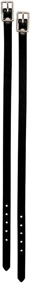 Weaver Leather English Spur Straps , Black , 1/2 x 16