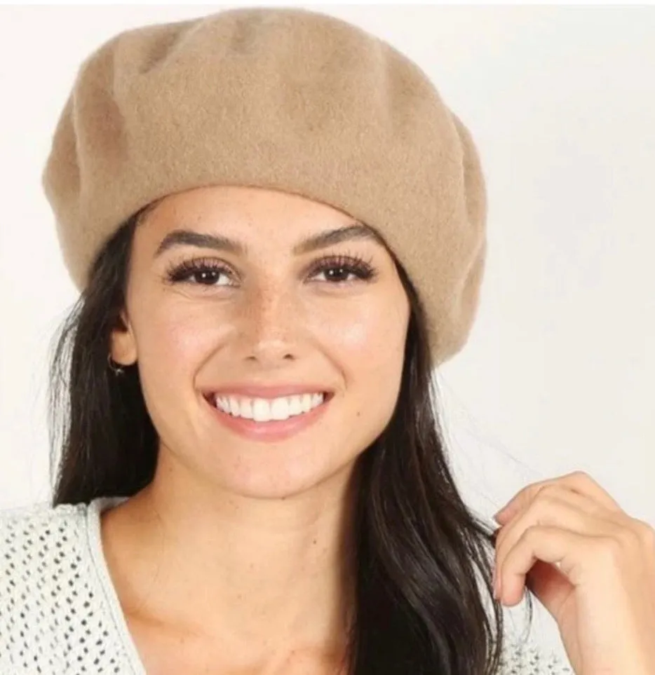 Wool Blend Bert Hats