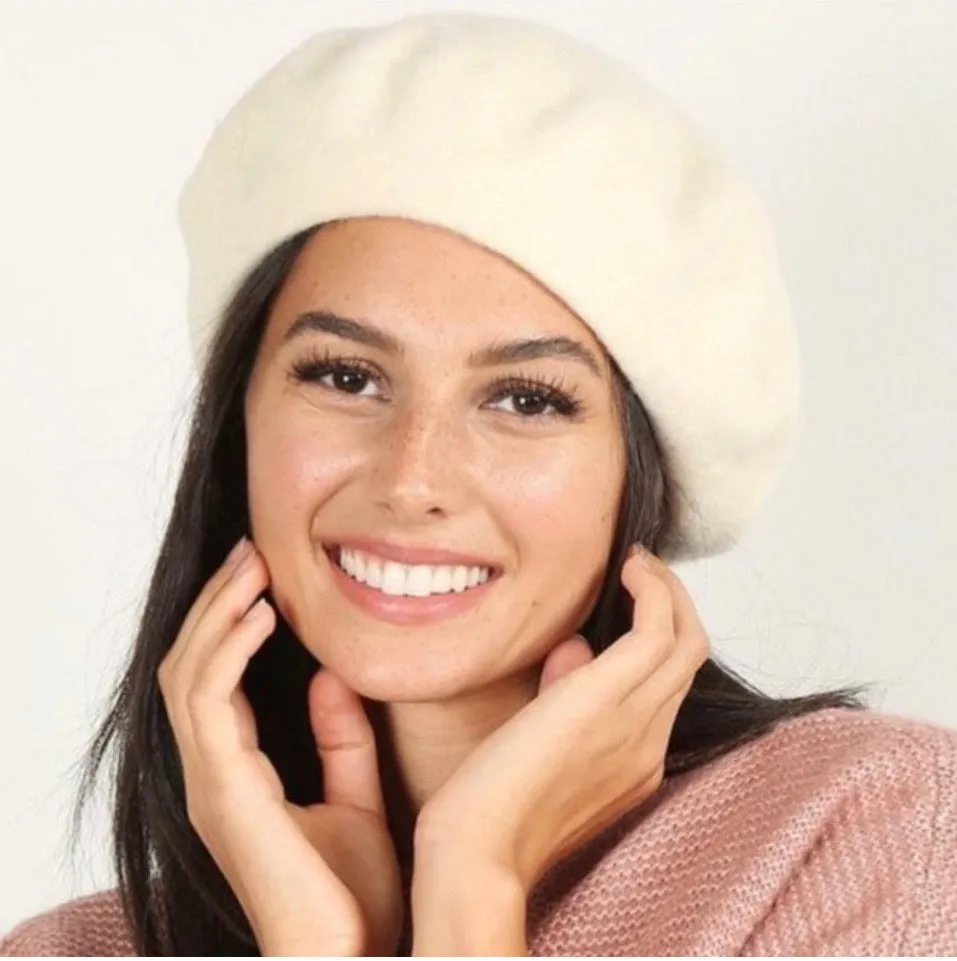 Wool Blend Bert Hats