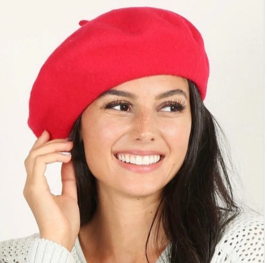 Wool Blend Bert Hats